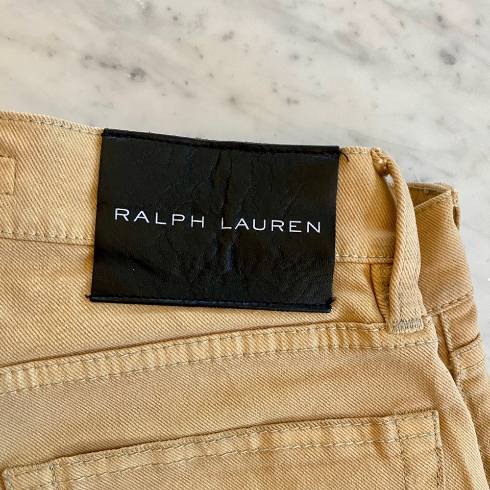 Ralph Lauren Black Label textured denim jeans